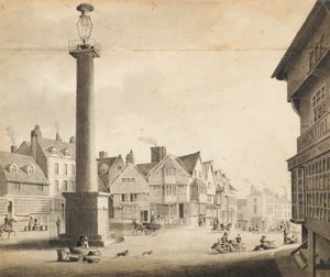 Kilátás a Királynő terére, 1817